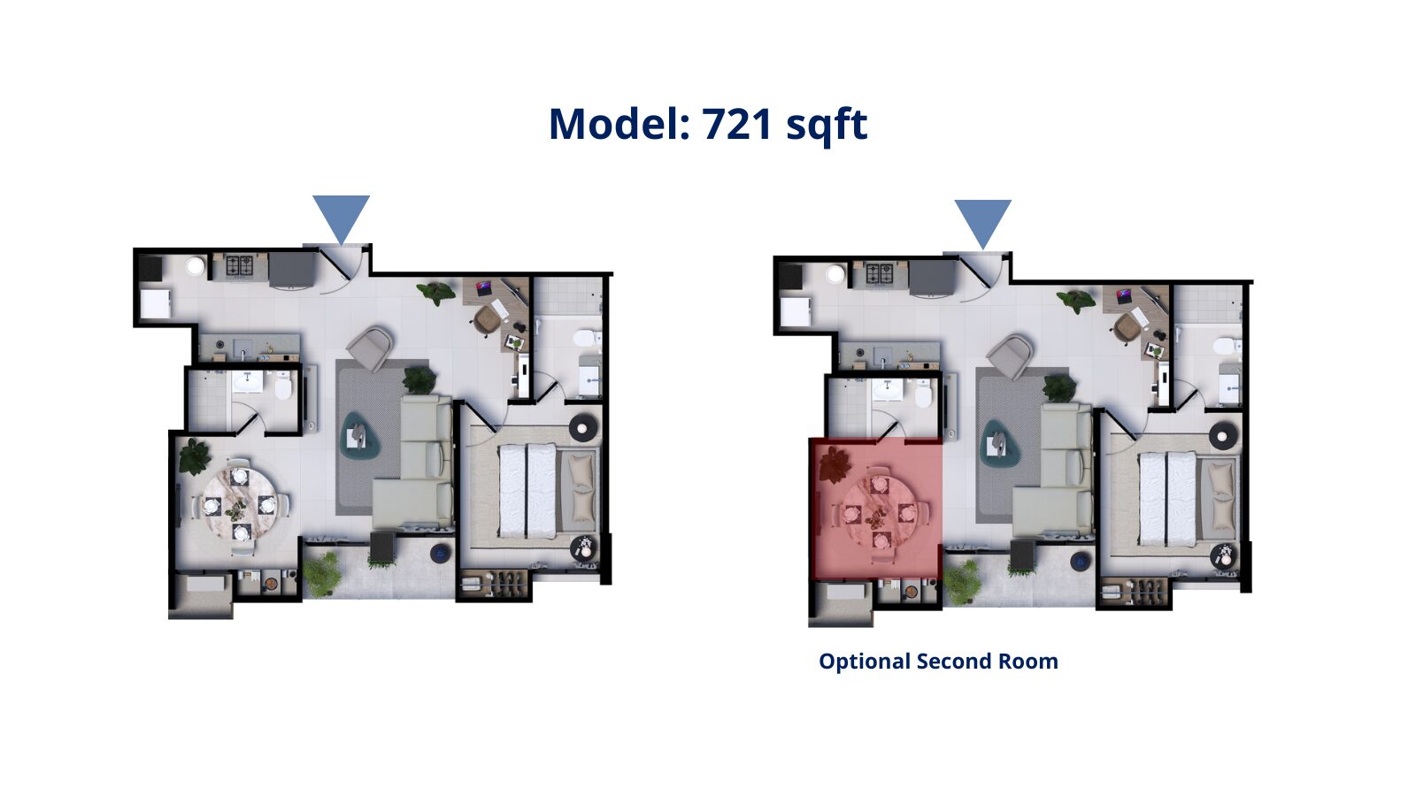 X The Building - Model 721 sqft